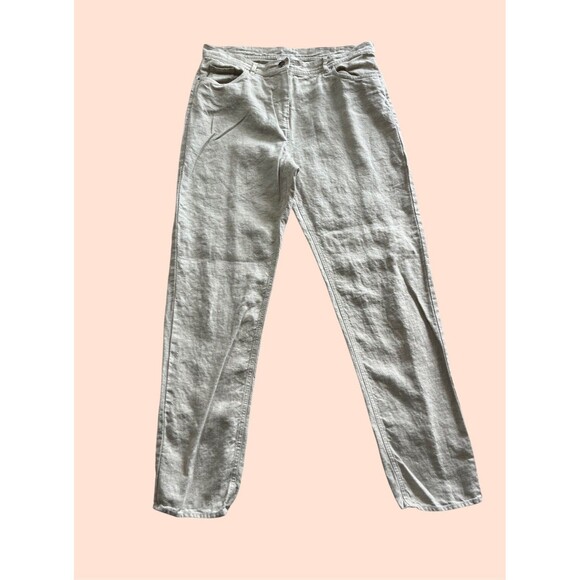 White Pants - The White Company Natural Linen Colored Linen Pants Size 8